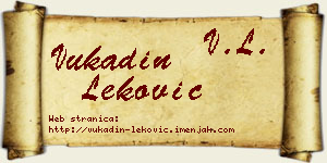 Vukadin Leković vizit kartica